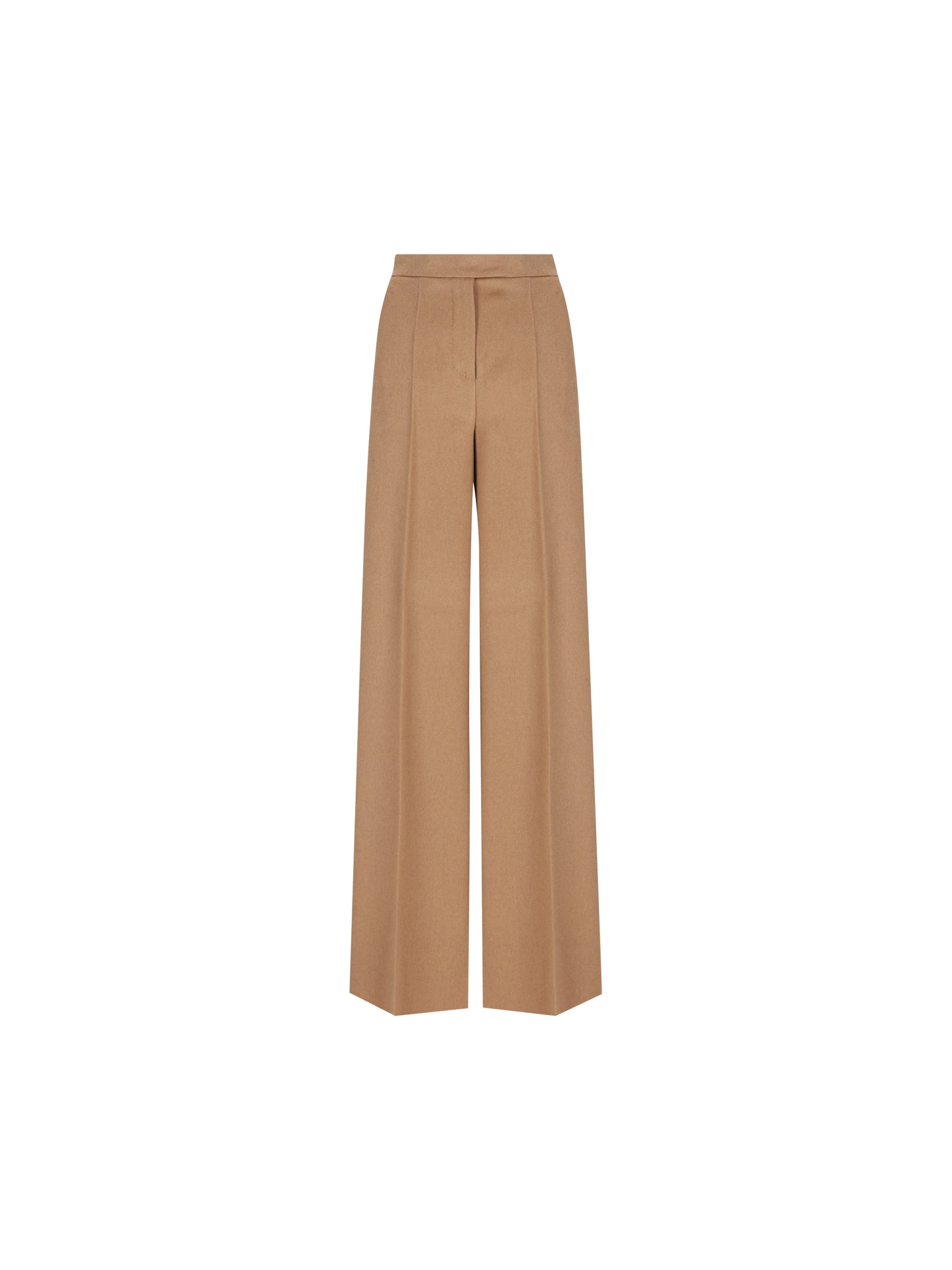 MAX MARA｜キャメル ワイドレッグ パンツ
