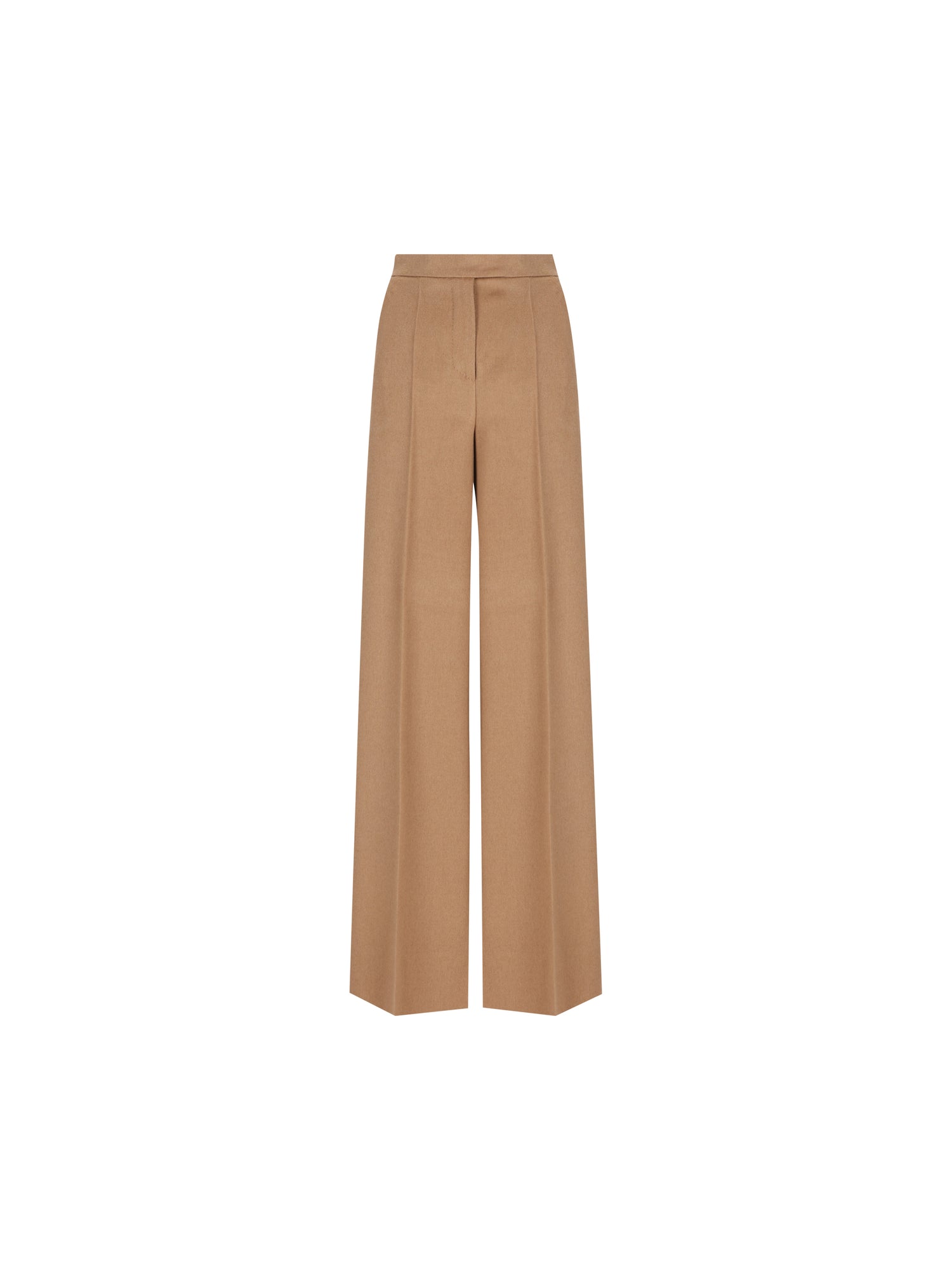MAX MARA｜キャメル ワイドレッグ パンツ