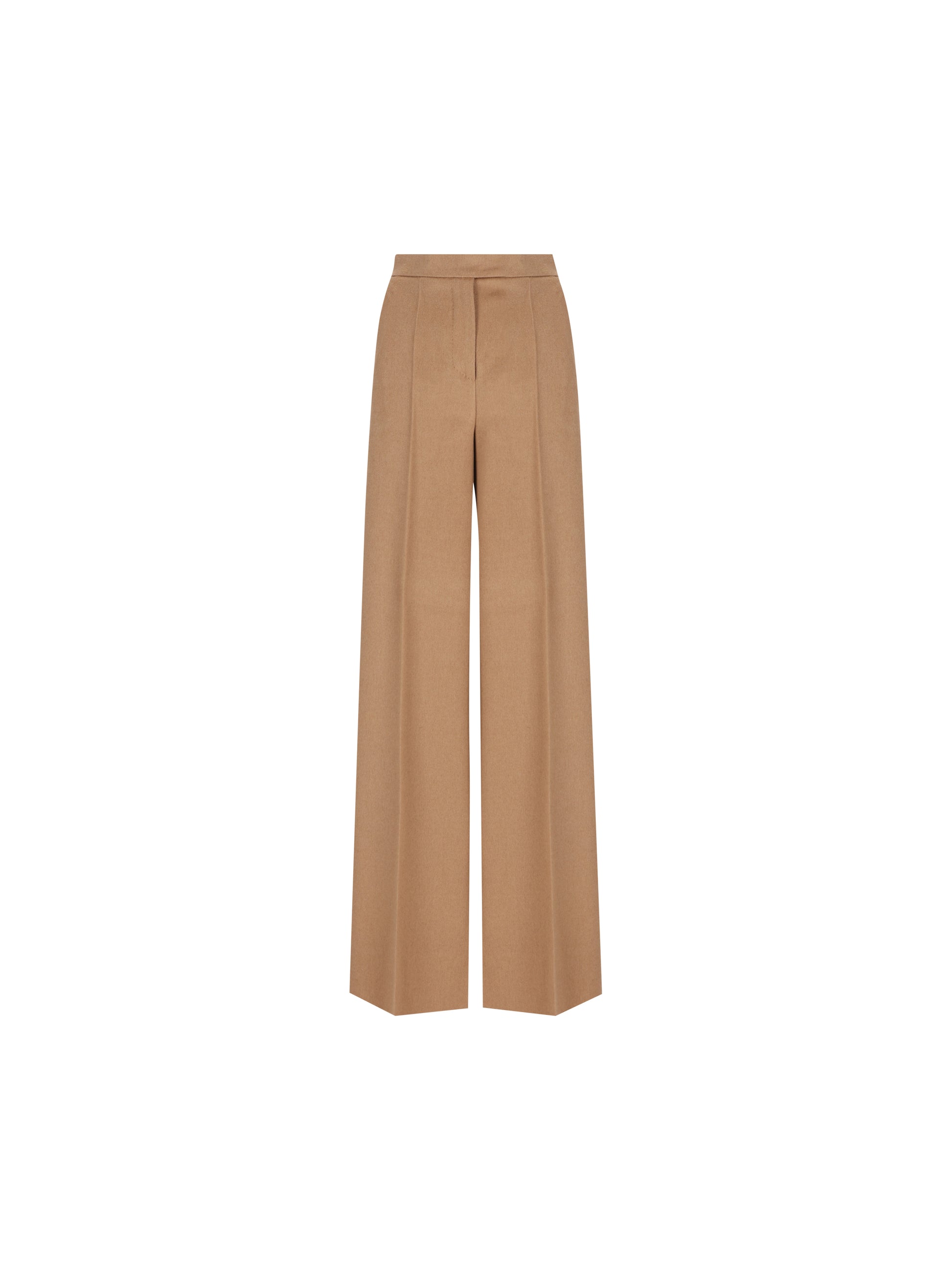 MAX MARA｜キャメル ワイドレッグ パンツ
