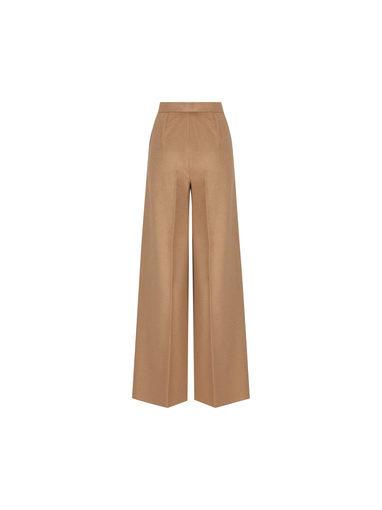 MAX MARA｜キャメル ワイドレッグ パンツ 画像2