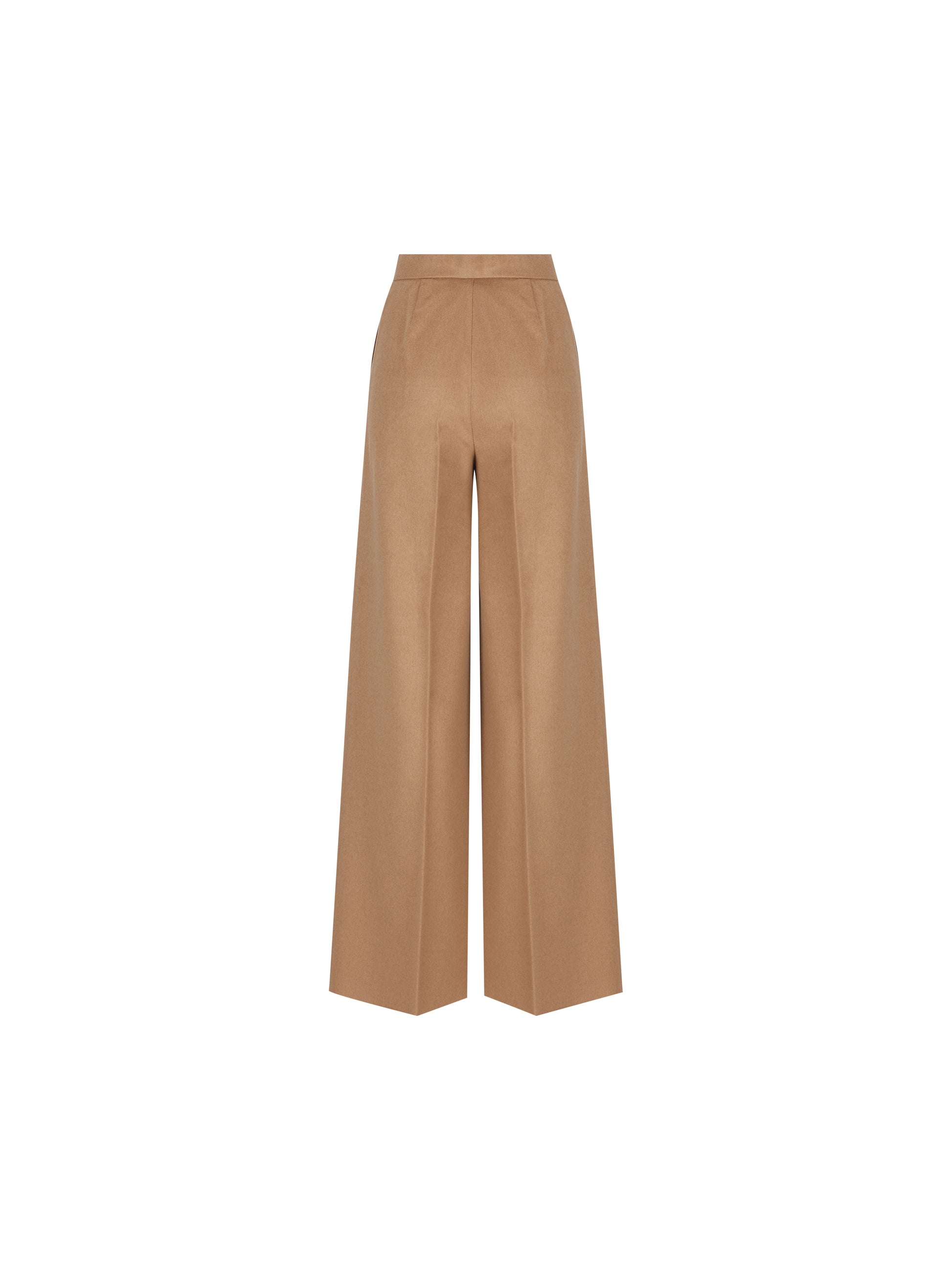 MAX MARA｜キャメル ワイドレッグ パンツ 画像2