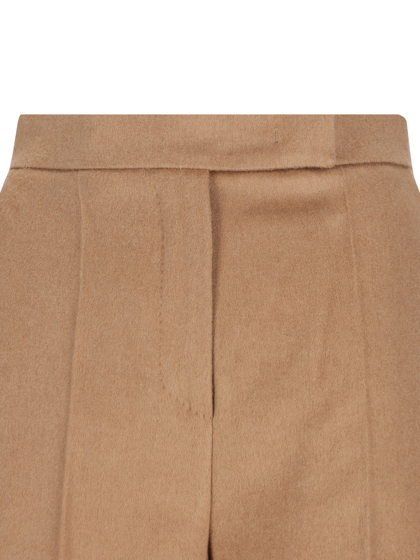 MAX MARA｜キャメル ワイドレッグ パンツ 画像3