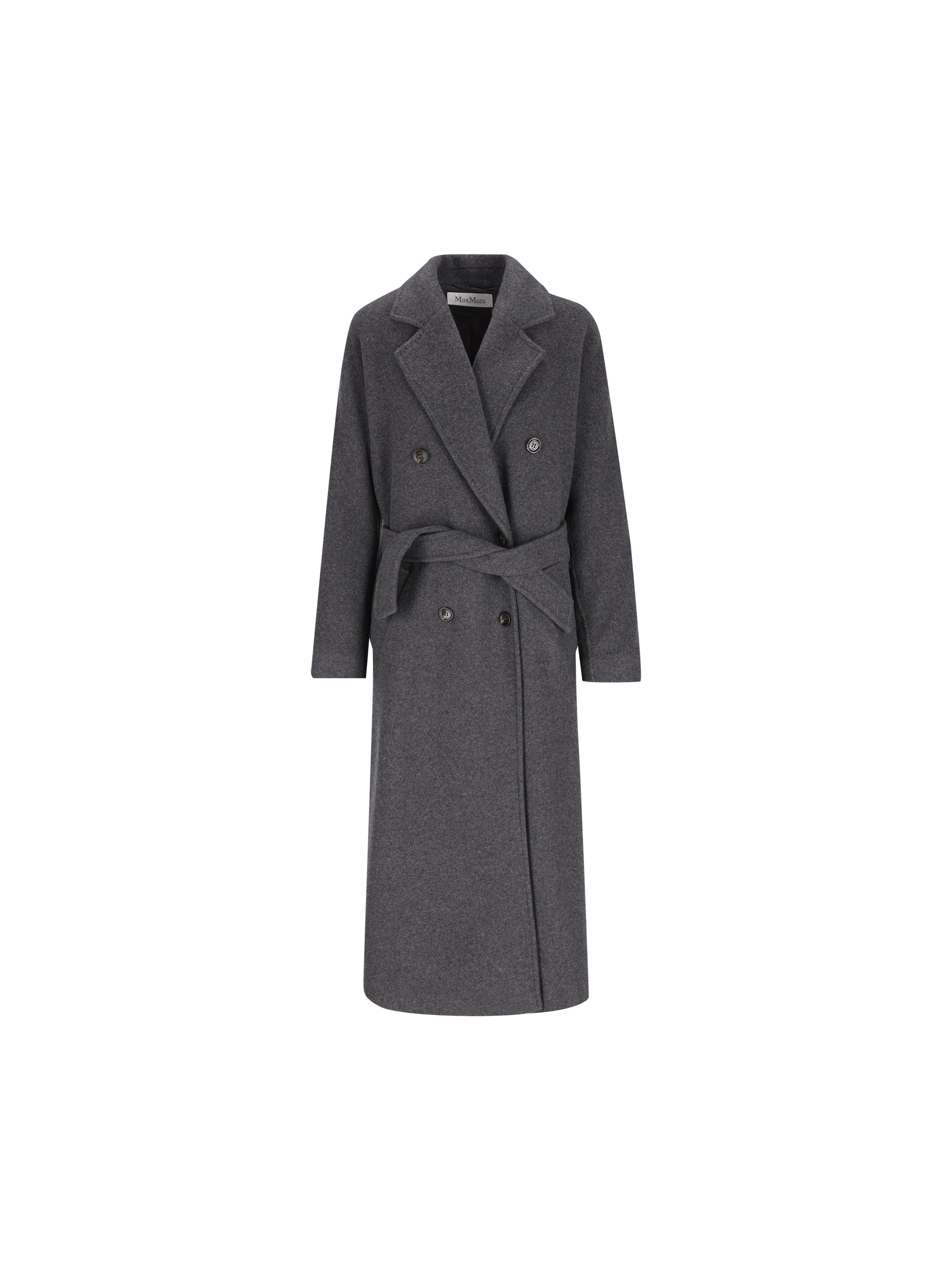 MAX MARA｜Cappotto over in jersey double di cachemire