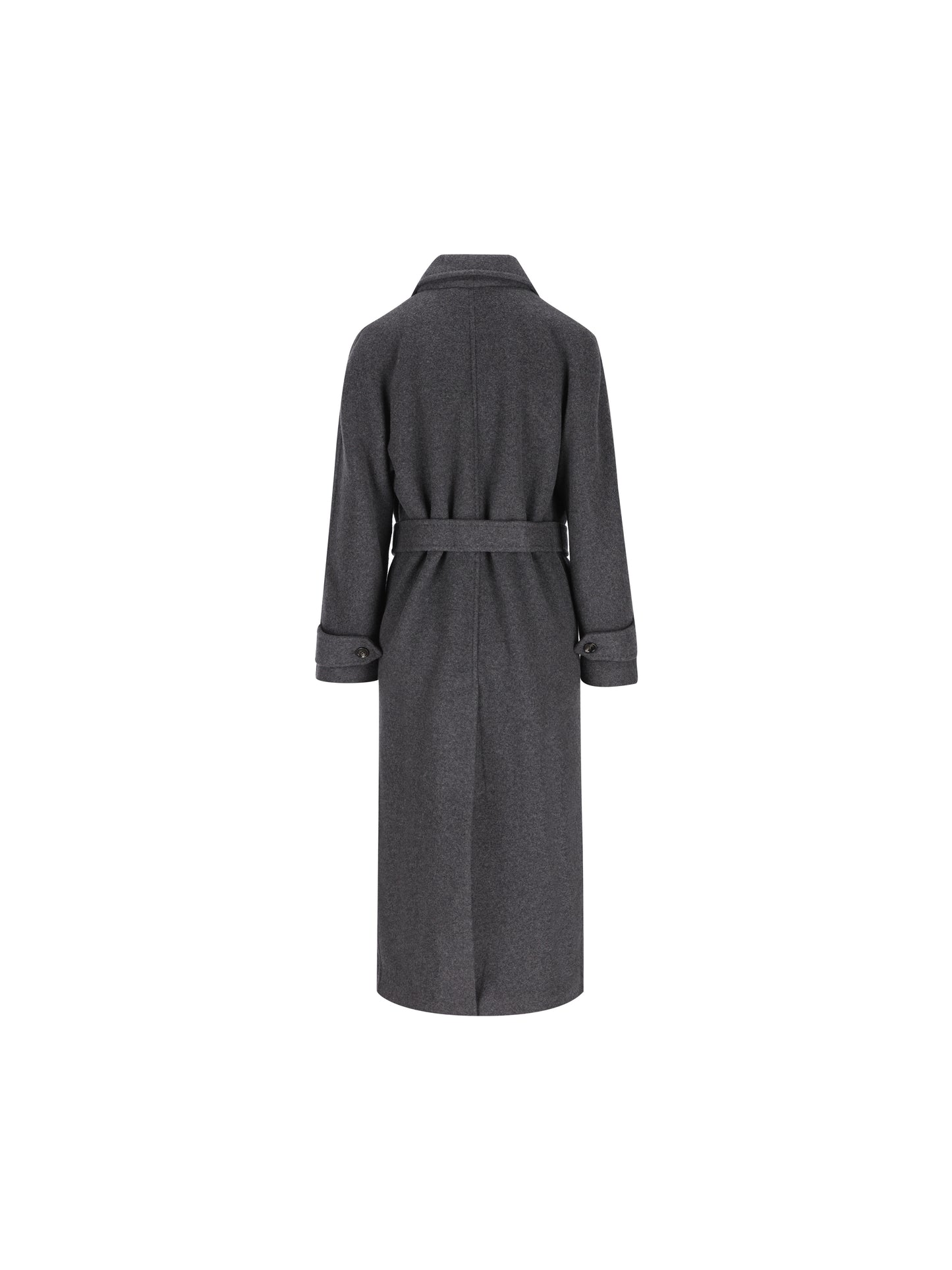 MAX MARA｜Cappotto over in jersey double di cachemire 画像2