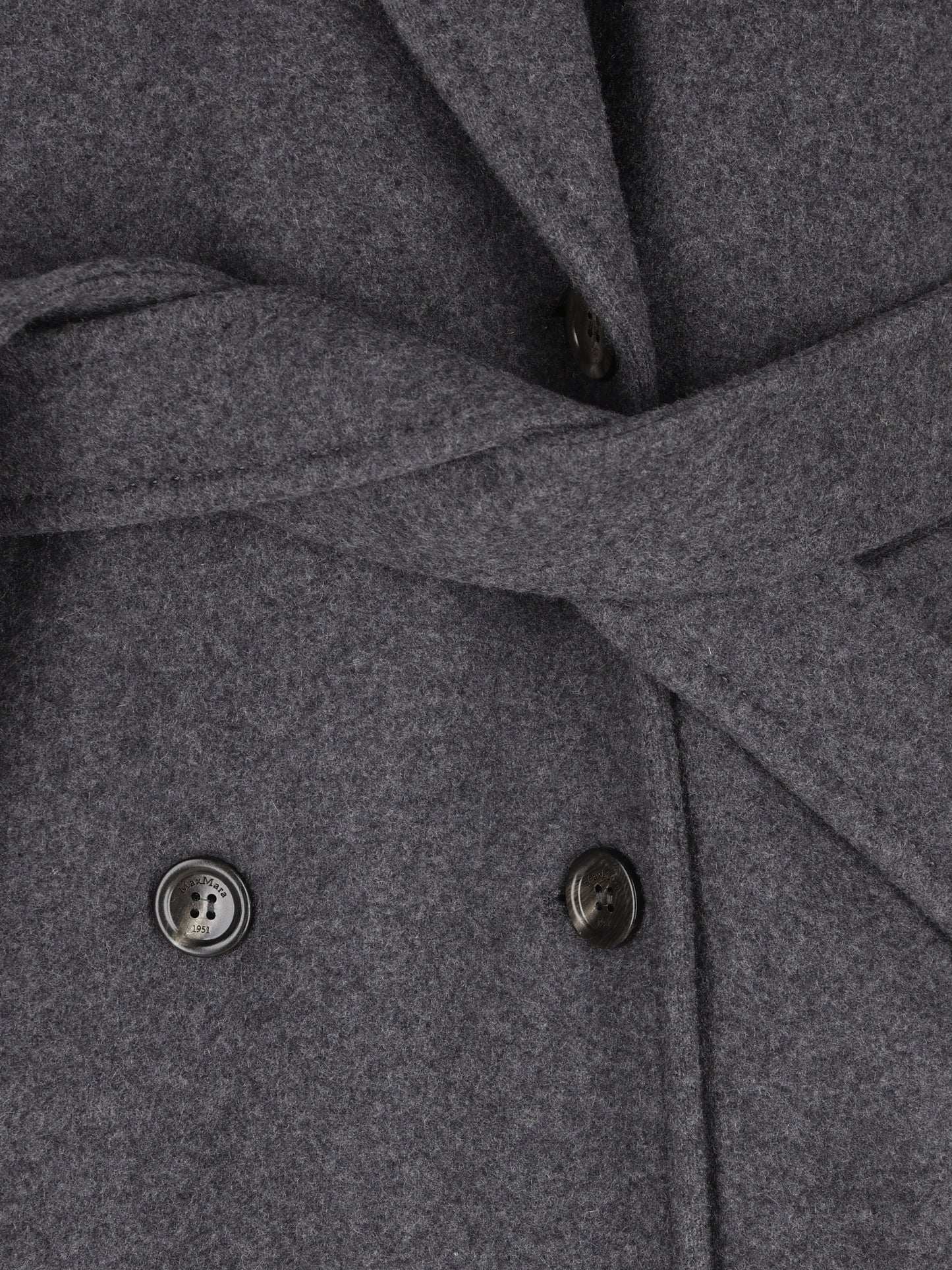 MAX MARA｜Cappotto over in jersey double di cachemire 画像3