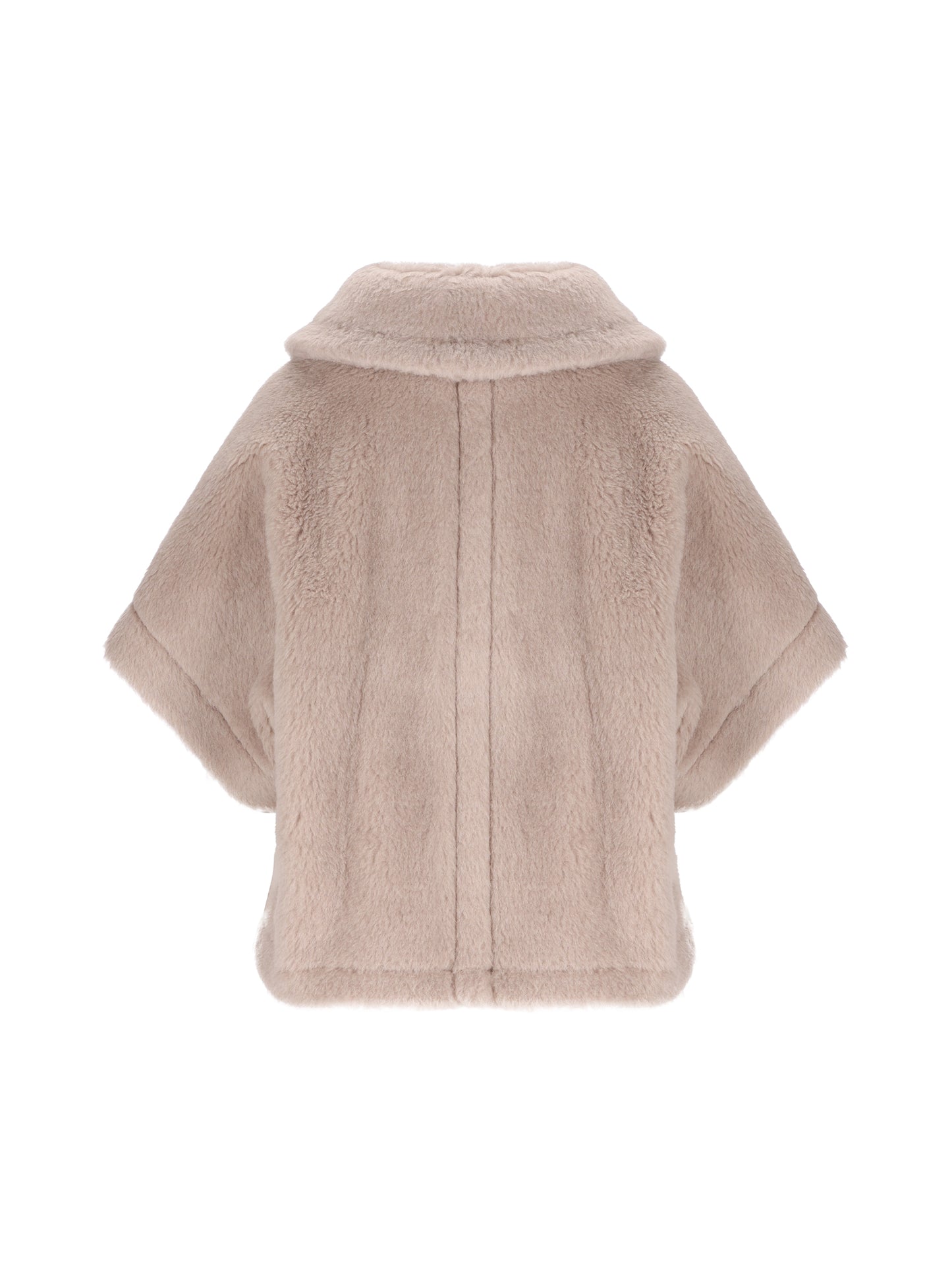MAX MARA｜Cappa boxy in Teddy di alpaca e lana  画像2